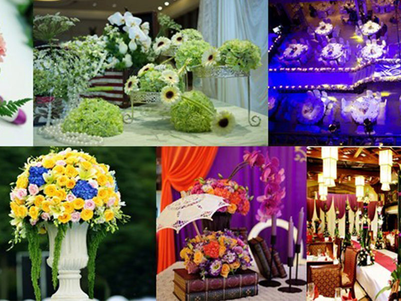 部分婚礼布置现场